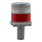Baliza Solar Roja Luz Advertencia Led Interperie Vial Flash