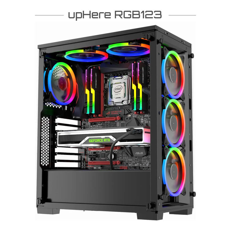 Kit 3 Ventiladores Cooler Pc Atx Btx 120mm Argb Drgb Gamer