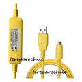 Cable Usb 2.5m Conector Circular 8 Pin Para Plc Delta Negro