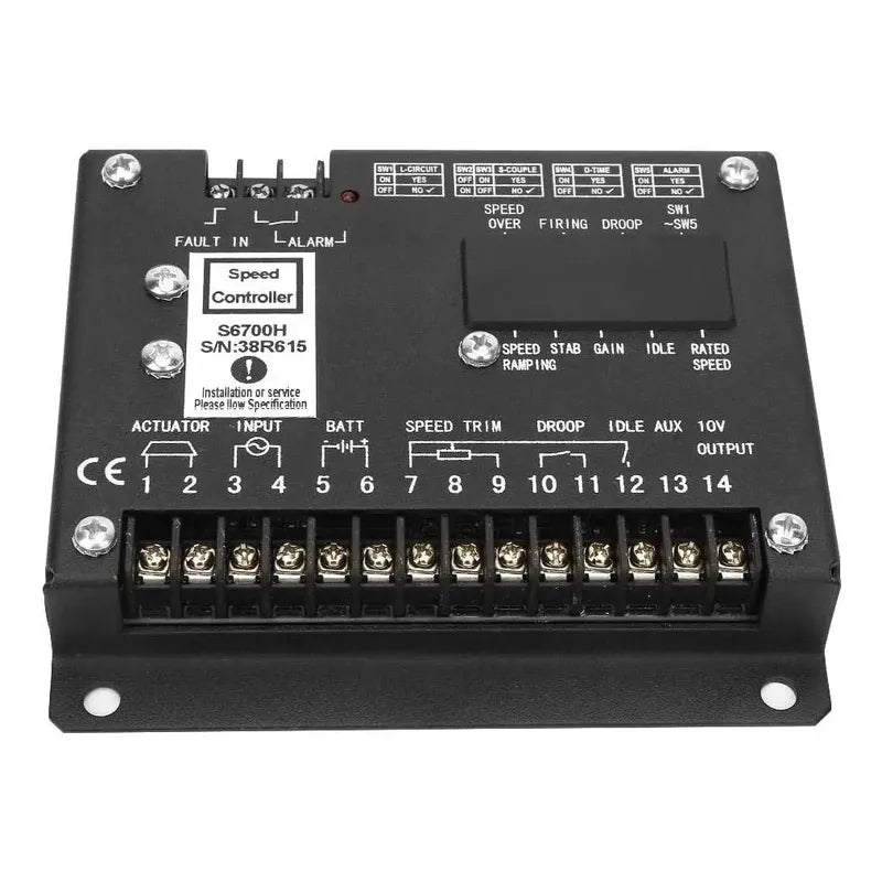 Gobernador De Velocidad S6700h Controlador Generador - Avr