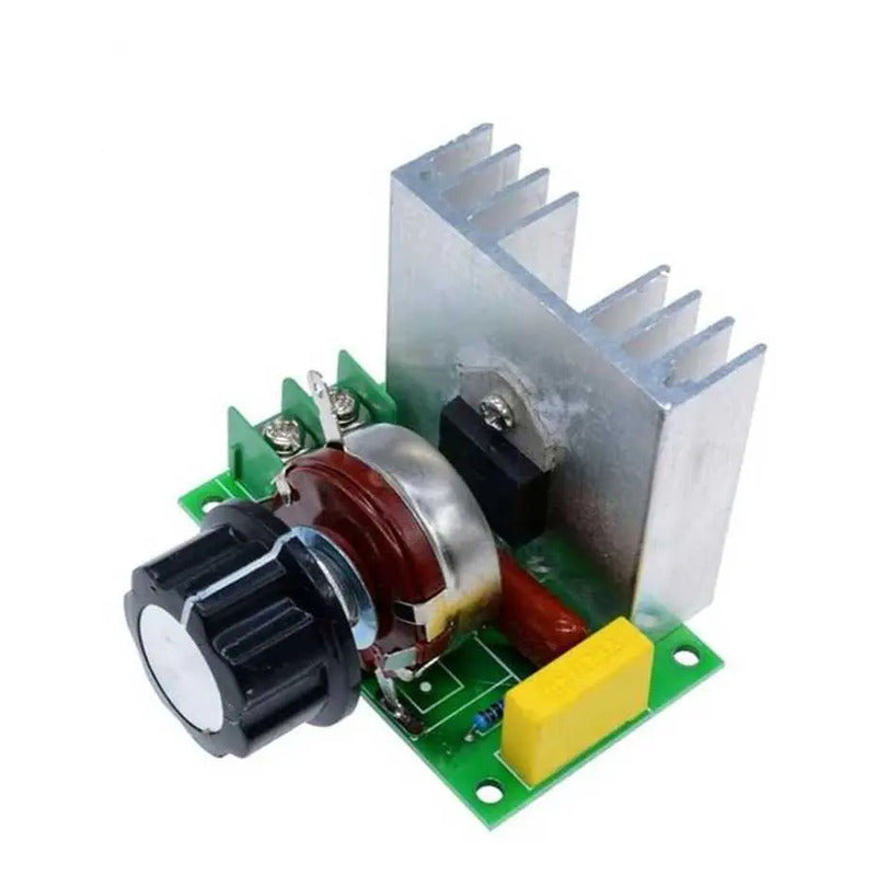 Dimmer Regulador Velocidad Motor 4000w 220v Control Pwm Scr