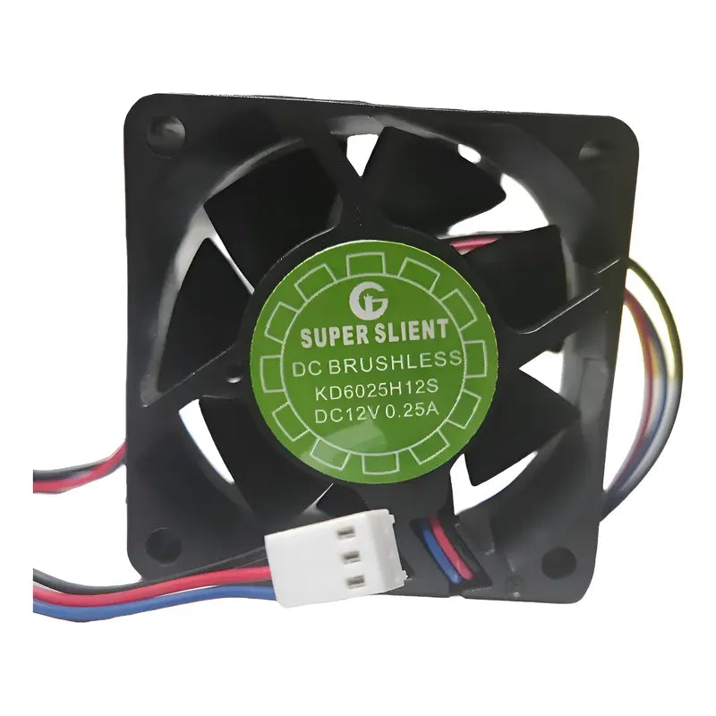 Ventilador Fan Cooler Kd6025h12s 12v 60x25mm 6cm 3 Cables