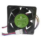 Ventilador Fan Cooler Kd6025h12s 12v 60x25mm 6cm 3 Cables