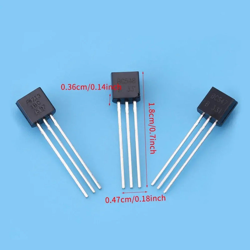 Kit 200 Transistores Npn Pnp Bc548 337 517 Bc547 327 449 556