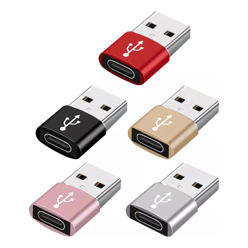 Mini Adaptador Convertidor Usb-a Macho Usb 3.0 Tipo C Hembra