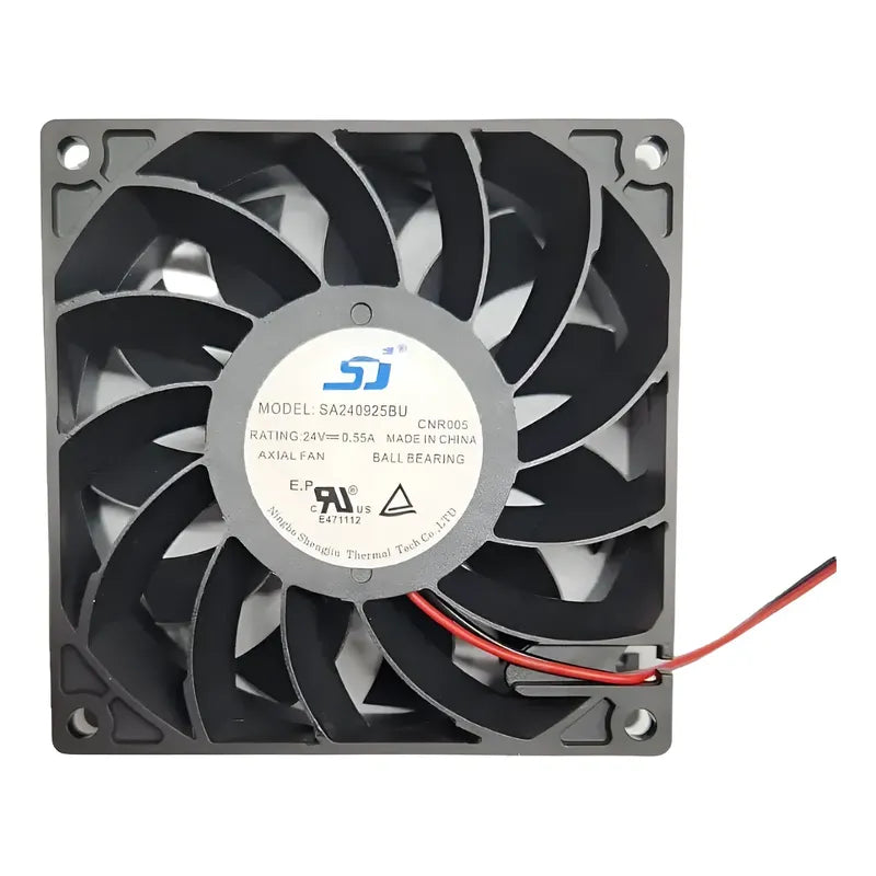 Ventilador Fan Cooler Sa240925bu 24v 92x25mm 2 Pin 9225 Negro