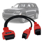 Adaptador Obdii Obd2 Fca 12+8 Para Fiat Chrysler Jeep Dodge