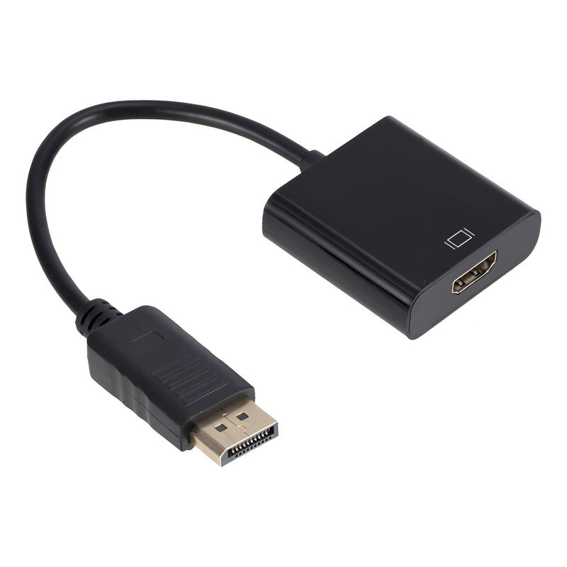 Cable Displayport A Hdmi H Adaptador / Dp / Display Port Color Negro