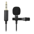 Micrófono Lavalier Omnidireccional Zhs Solapa Para Celulares 1.5m Negro