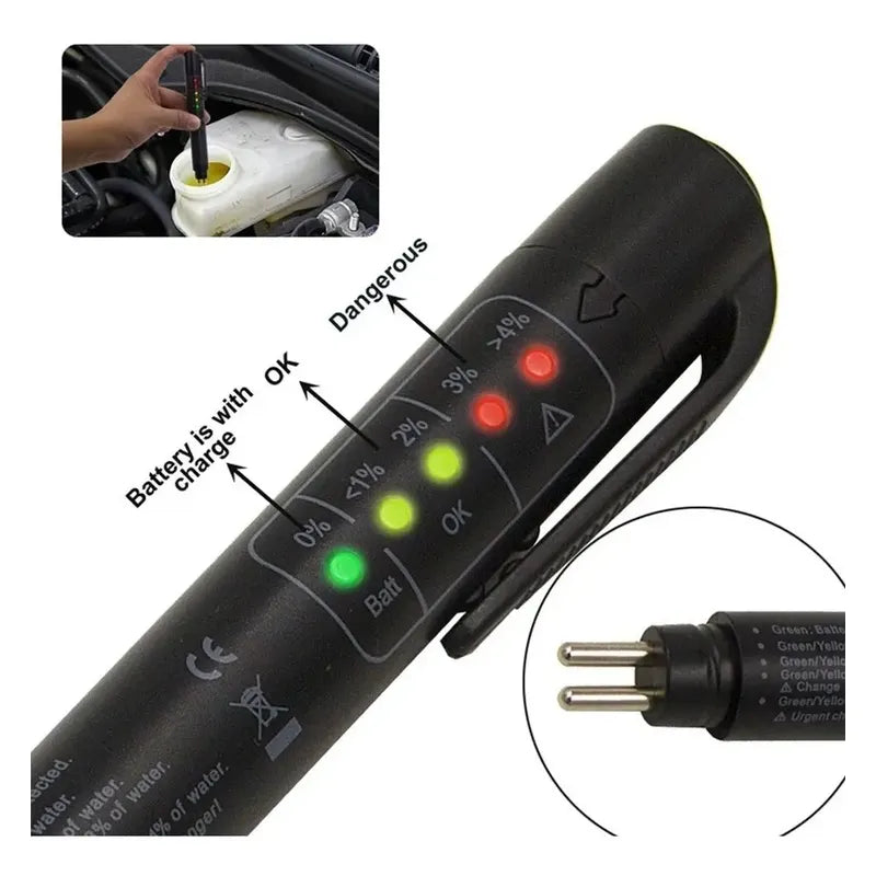 Medidor Calidad Liquido Fluido De Freno Auto Dot3 Dot4 Dot5