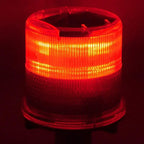 Baliza Solar Roja Luz Advertencia Led Interperie Intermitent