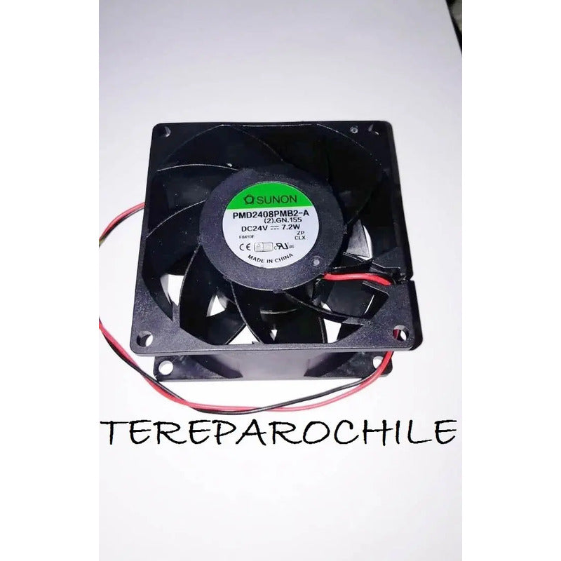 Ventilador Soldadora Indura 80x80x38mm Dc 24v 7.2w Pmd2408pm