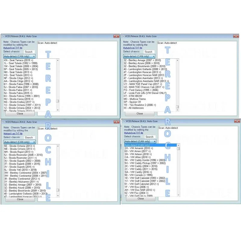 Software Escaner Auto Vagcom Vcds Hexv2 Para Volkswagen Audi