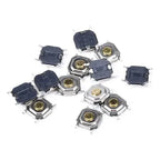 Kit 460 Botones Interruptor Pulsador Microbotones 24 Tipos Negro