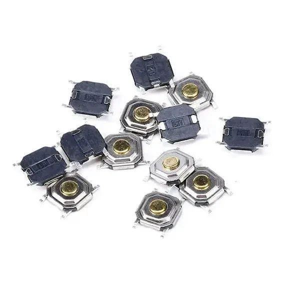 Kit 460 Botones Interruptor Pulsador Microbotones 24 Tipos Negro