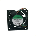 Ventilador Fan 60mm 5 Pines 4 Cables 12v 3,4w Pmd1206pmb3-a Negro