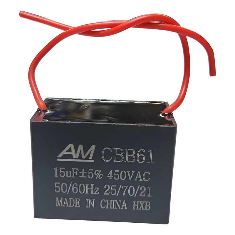 Capacitor Condensador Cbb61 15uf 450vac 15 Uf Motor