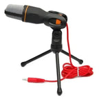Micrófono Condensador Andowl Q-888 Gamer Estudio 1.8m - Negro
