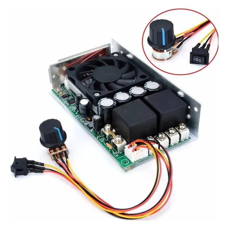 Dimmer Regulador Control Velocidad Motor 100a Dc 12v 24v 48v