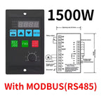 Variador Frecuencia 1.5 Kw Entrada 1f 230 Salida 3f 220v