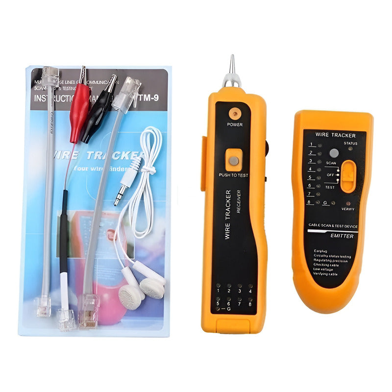 Tester Red Lan Rj45 Telefono Cable Rj11 Cat5 6 Wire Tracker