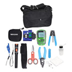 Kit Herramientas Fibra Óptica Aua-x5 Medidor Potencia Ftth Multicolor (negro, Azul Y Verde)
