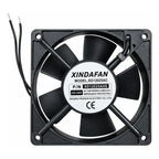 Ventilador Fan Cooler Xd12025ac 220v 120x25mm 2 Cables Negro