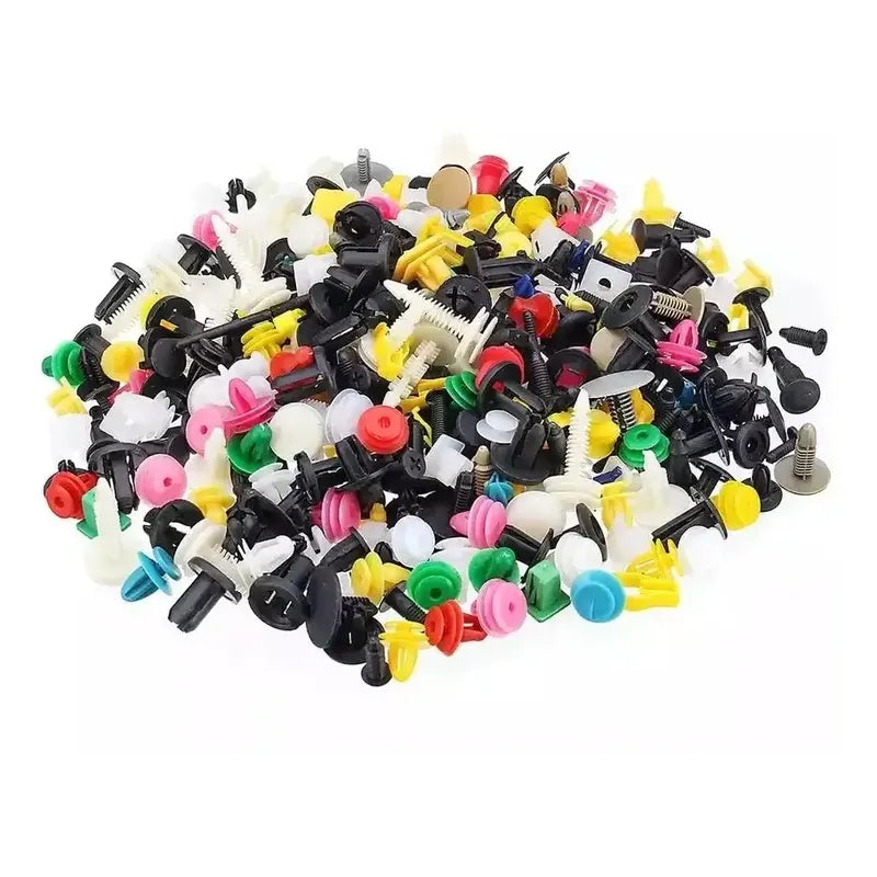 Set 200 Clip Broche Reparacion Parachoque Puertas Carroceria