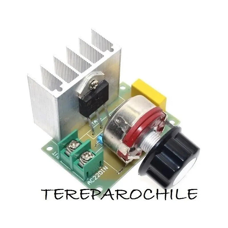 Dimmer Regulador Velocidad Motor 4000w 220v Control Pwm Scr