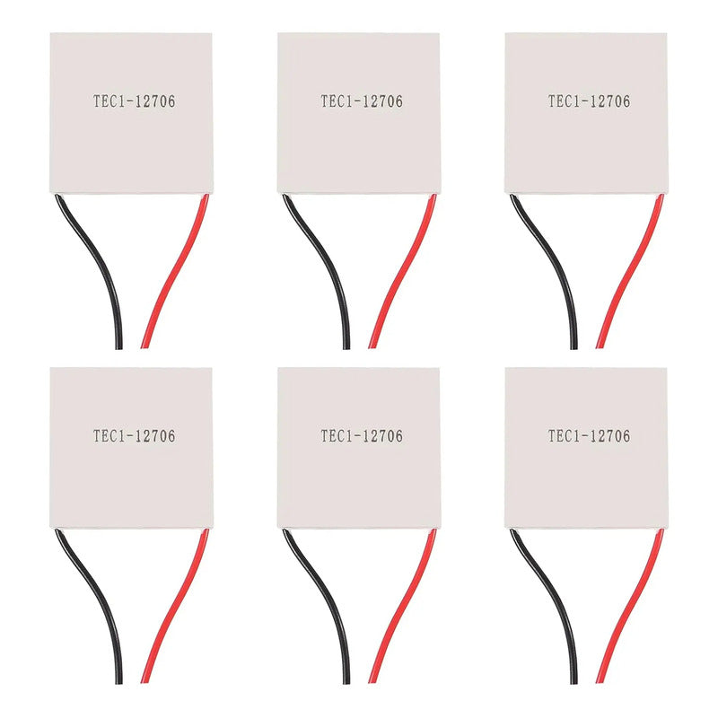 6x Celda De Peltier 12706 12v 60w 40 X 40mm