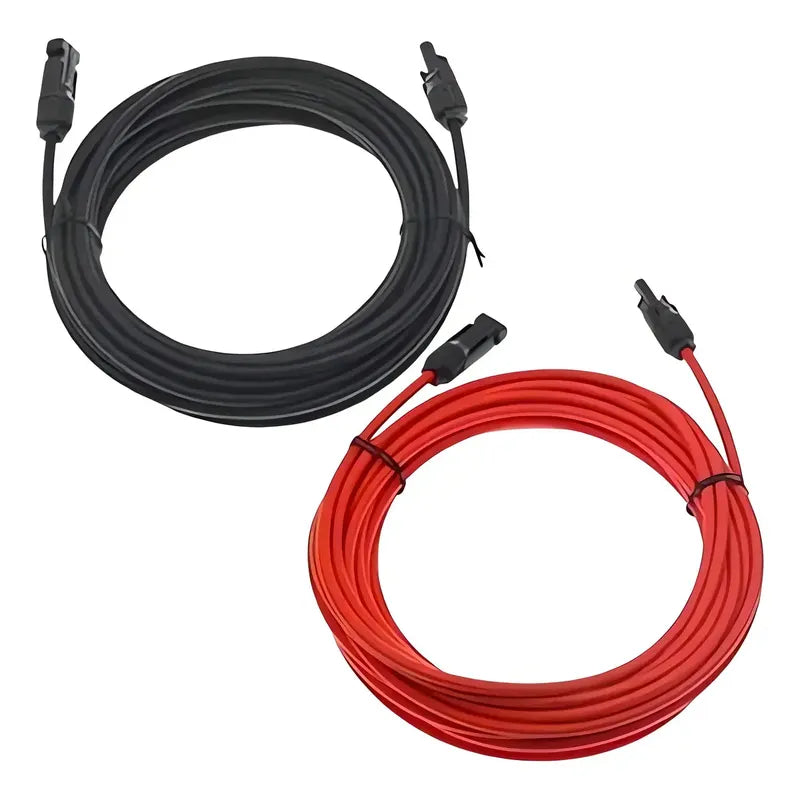 Cable Fotovoltaico 6mm² 5m Rojo Negro Conectores Mc4 Tereparochile Bicolor
