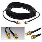 Cable Extension Antena Wifi Rp-sma 5m Rg174 Macho A Hembra