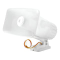 Sirena Advertencia Bocina Blanca Doble Tono 130db 12v 30w Blanco