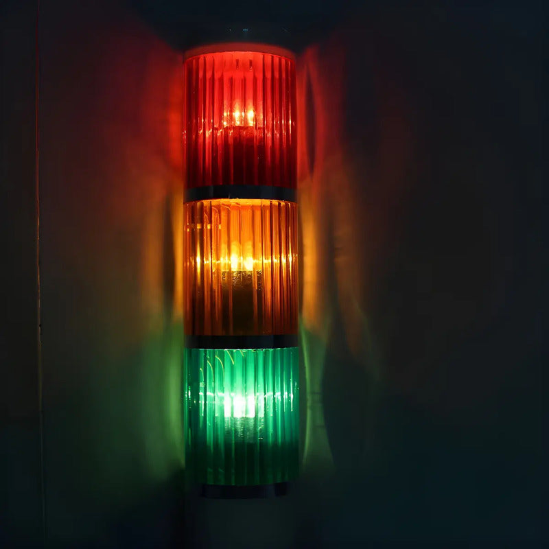 Torre Baliza Industrial + Buzzer Luz Roja Amarilla Verde 12v