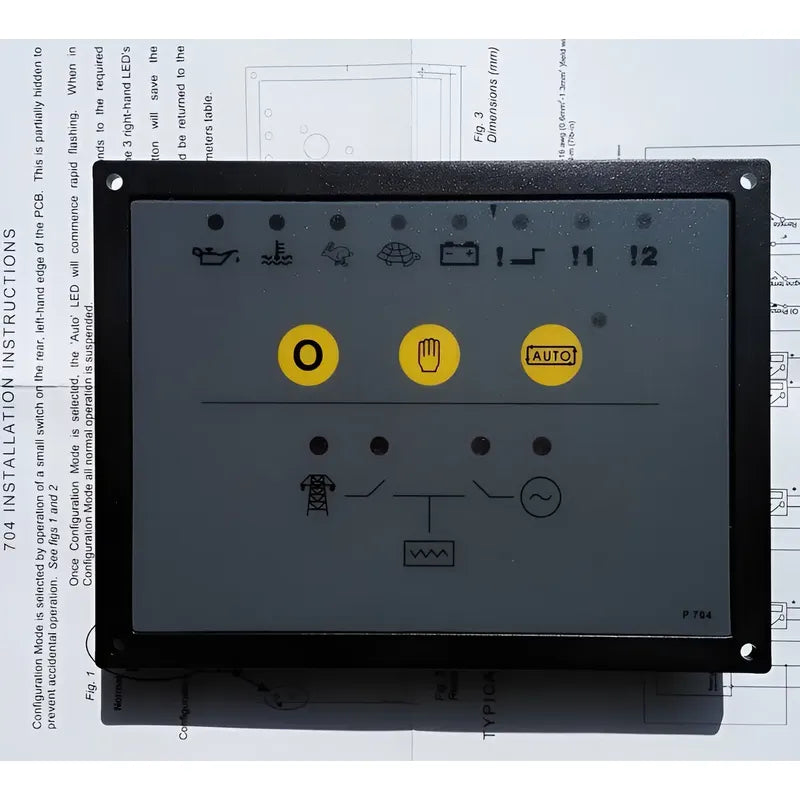 Panel De Control Generador 704 Mkii Genset Compatible Dse704