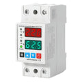 Protector Alto Bajo Voltaje Corriente Ajustable 63a 220v Din