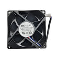 Ventilador Fan Cooler As8025v12 12v 80x25mm 8025 4 Pines Negro