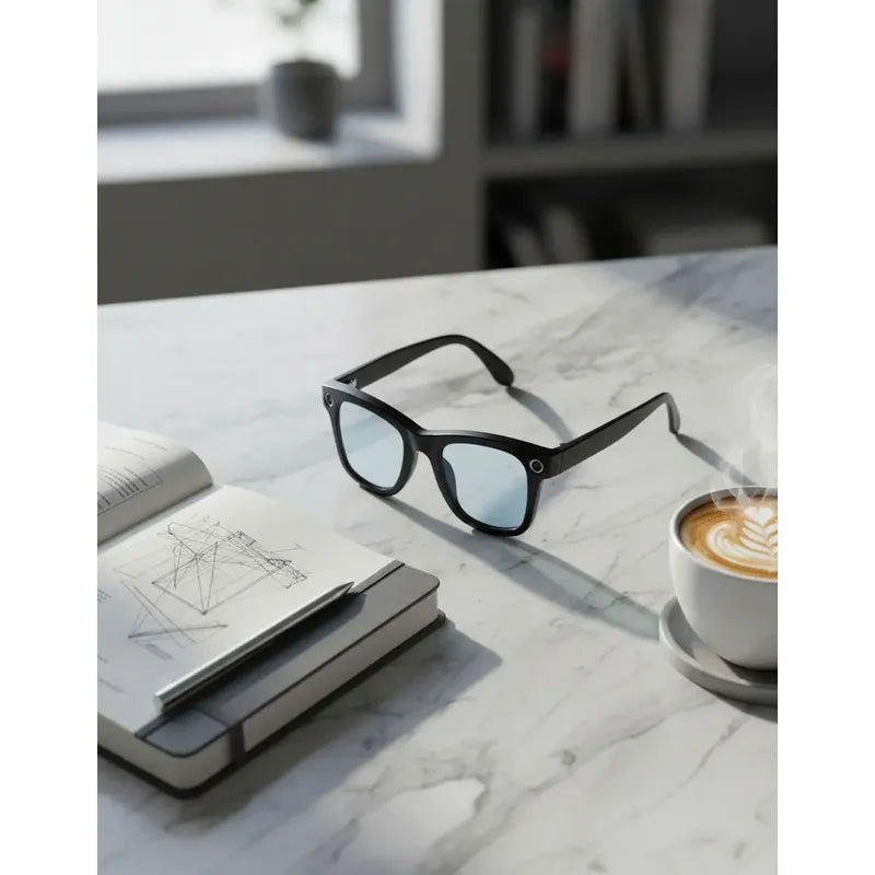 Gafas Lentes Inteligentes Ia Traduccion Foto Video Llamadas Negro