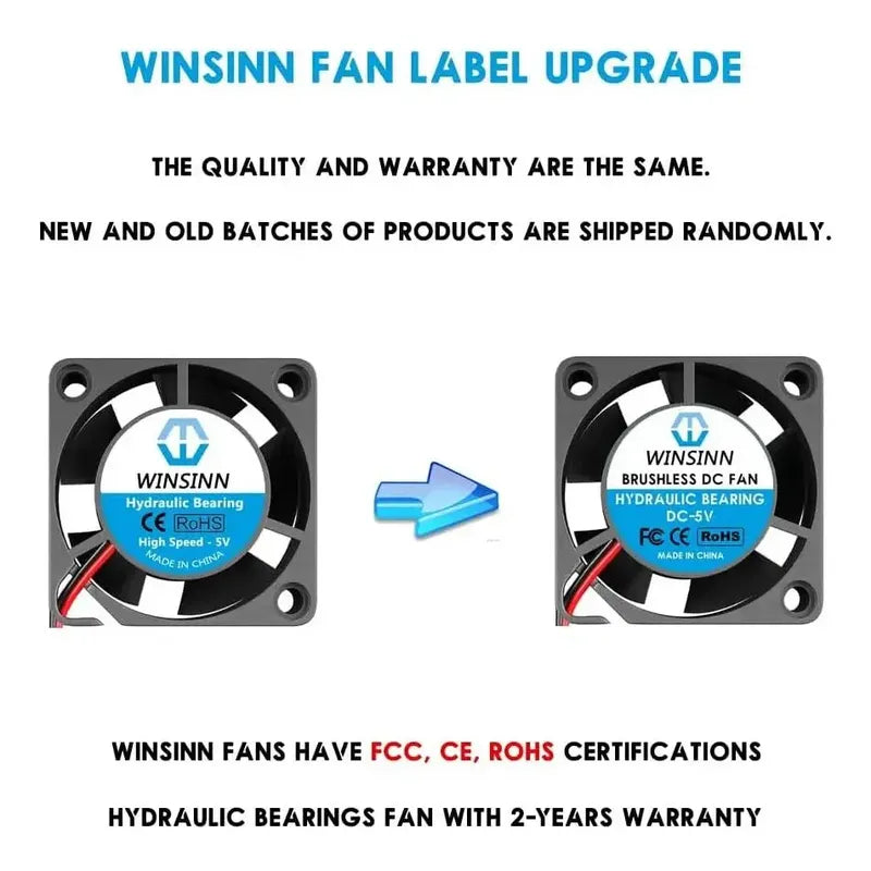 Ventilador Fan Cooler 25x10mm 5v 2510 2 Pin Negro