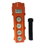 Botonera Switch Colgante Puente Grúa 4 Botones Cob-62 Cob62 Naranja