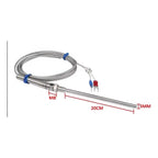 Termocupla Termopar Tipo K 0-800°c Sonda 20cm Cable 3mt M8