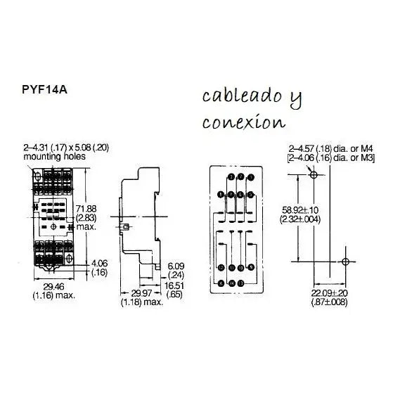 Rele 24v 4pdt My4n-j Relay 4no - 4nc Relay Hh54p Con Base