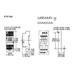 Rele 24v 4pdt My4n-j Relay 4no - 4nc Relay Hh54p Con Base