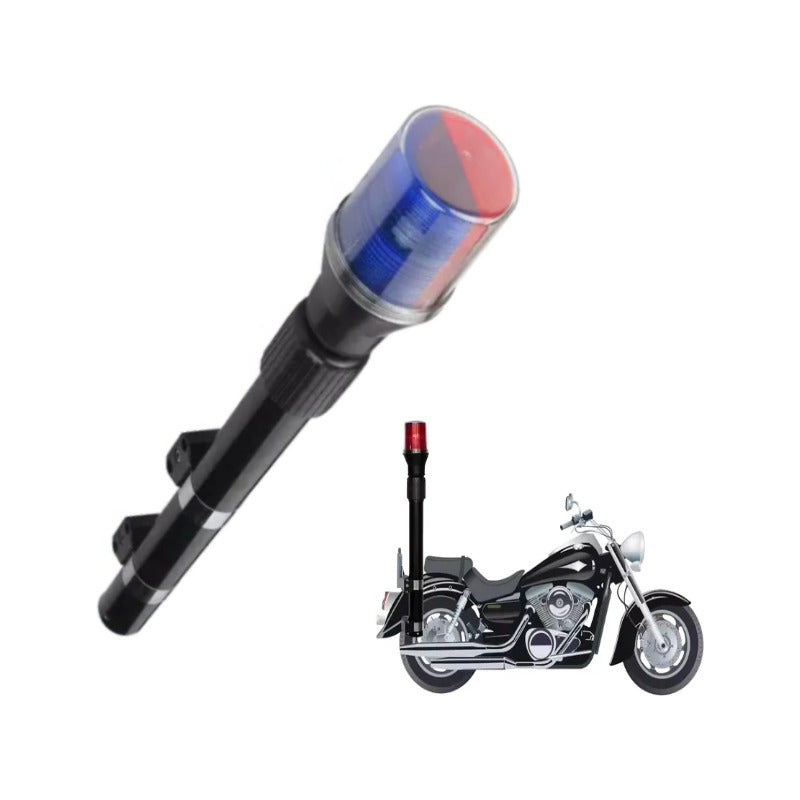 Baliza Led Policial Emergencia Moto 12v Rojo Azul Estrobo