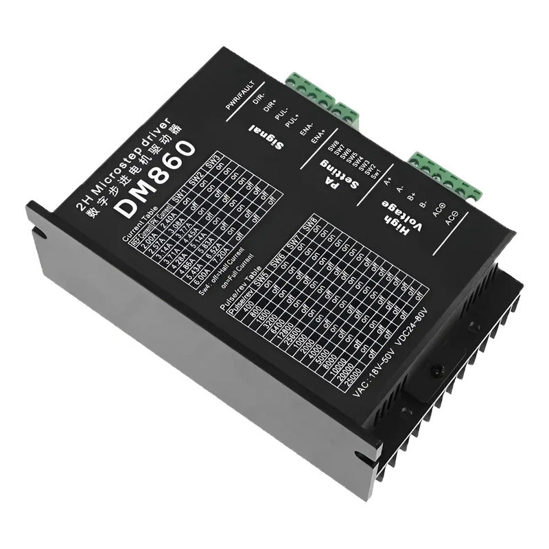 Controlador Motor Paso A Paso 2h Dm860 Dm860h 18v 24v A110v