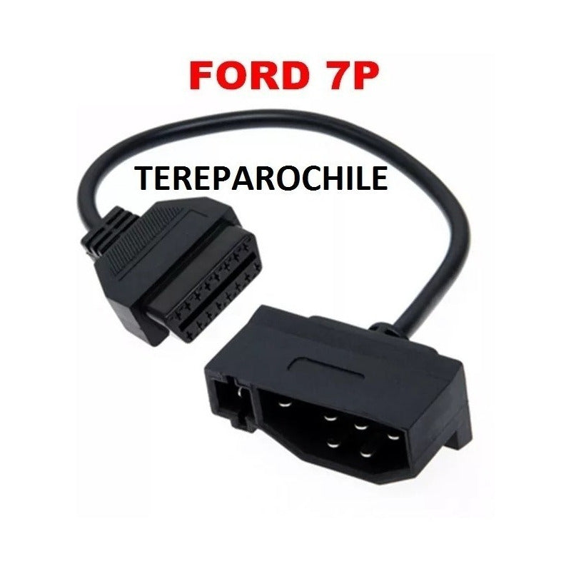 Adaptador Conector Ford Obd1 A Obd2 7 Pin A 16 Pin Obdii