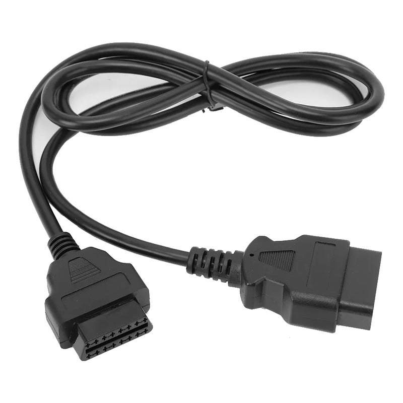 Cable Extensión Obdii Obd2 Macho Hembra 16 Pines 5 Metros