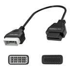 Cable Obdii Para Nissan Obd1 14 Pin A 16 Pin Obd2 Escaner