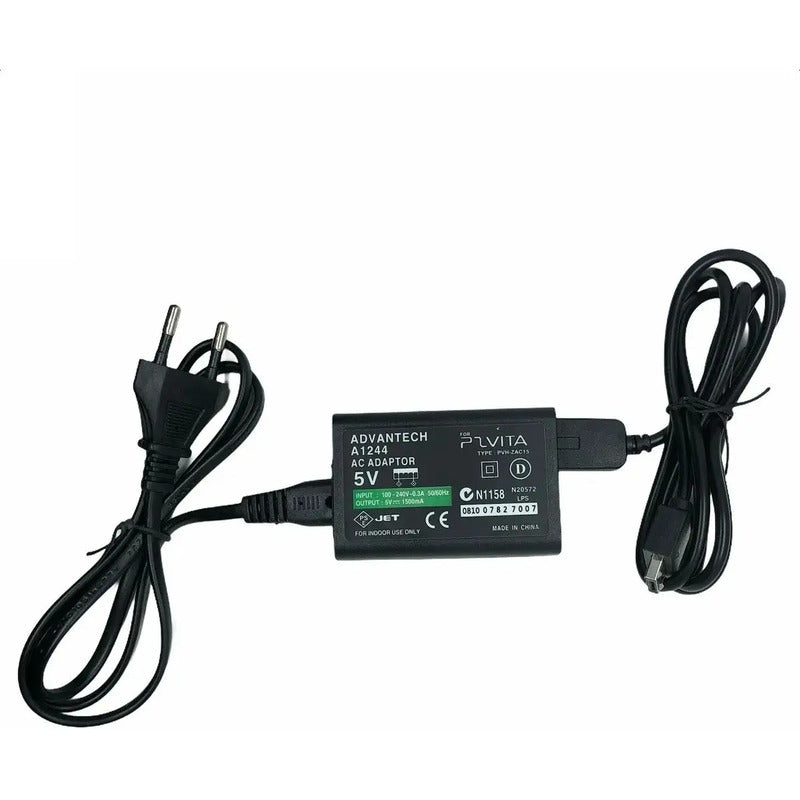 Adaptador Cargador Para Ps Vita - Cable Datos + Cable Poder