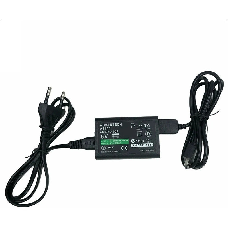 Adaptador Cargador Ps Vita + Cable Datos + Cable Poder